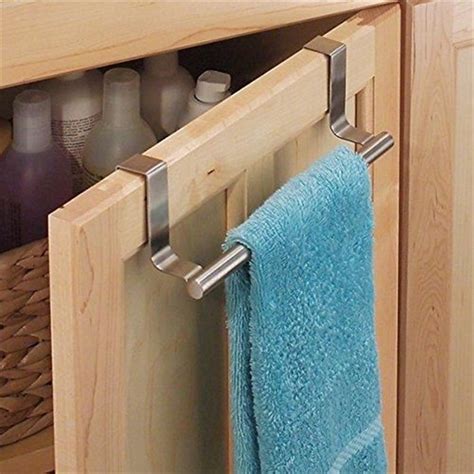 over the cabinet towel holder